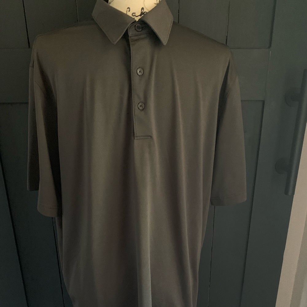 Mens golf shirt light black or dark gray